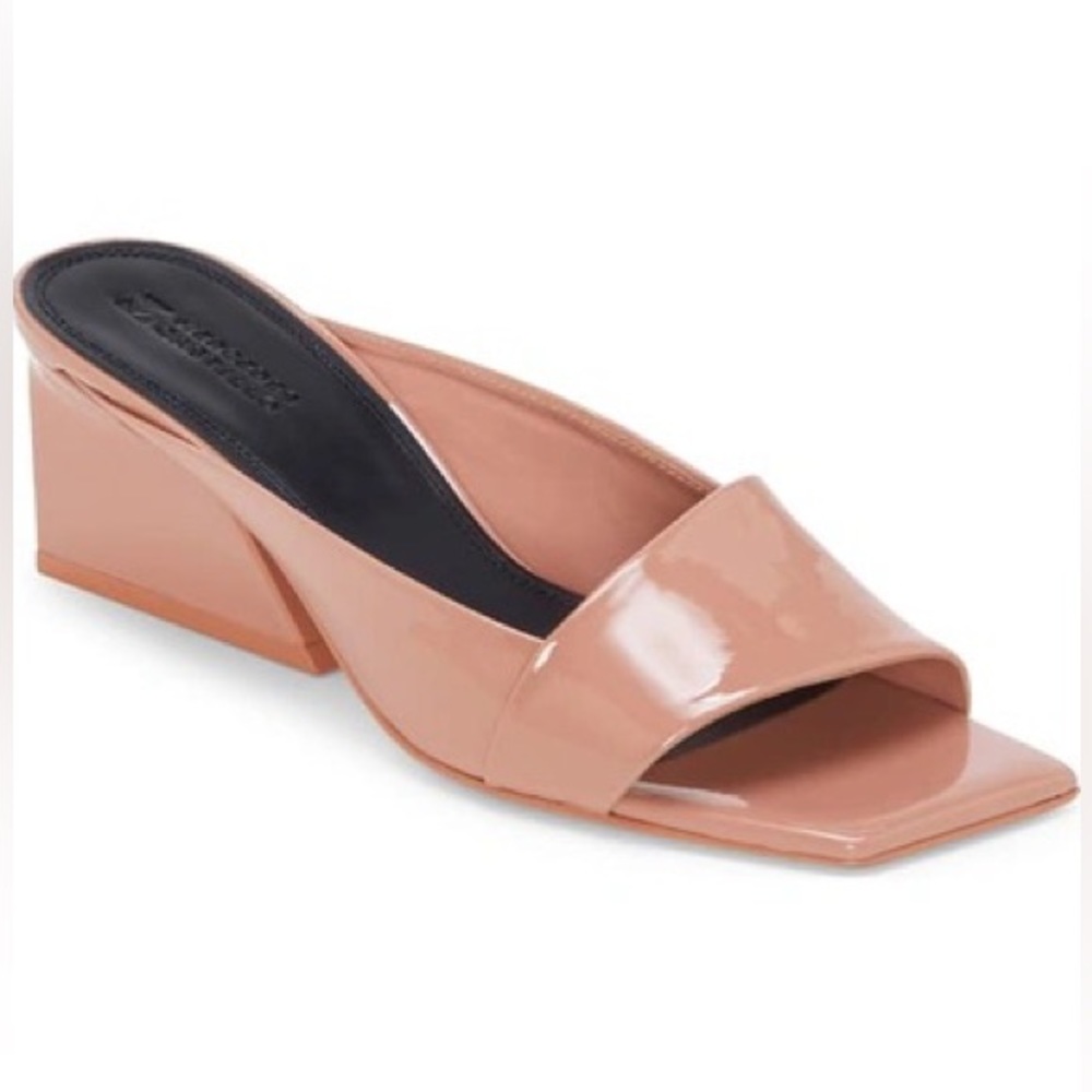 Mercedes Castillo Maisie Slide Sandal In Dusty Rose size 6